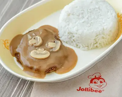 Burger Steak with Mushroom Gravy