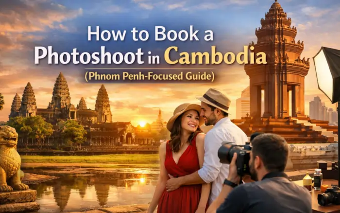 how to book a photoshoot in Cambodia
