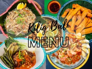 kilig bali Menu