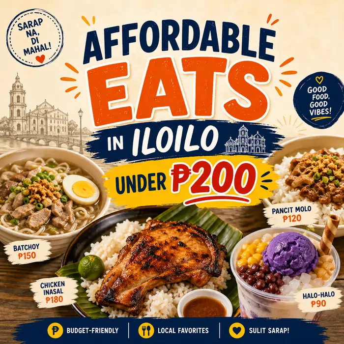 Affordable Eats in Iloilo Under ₱200