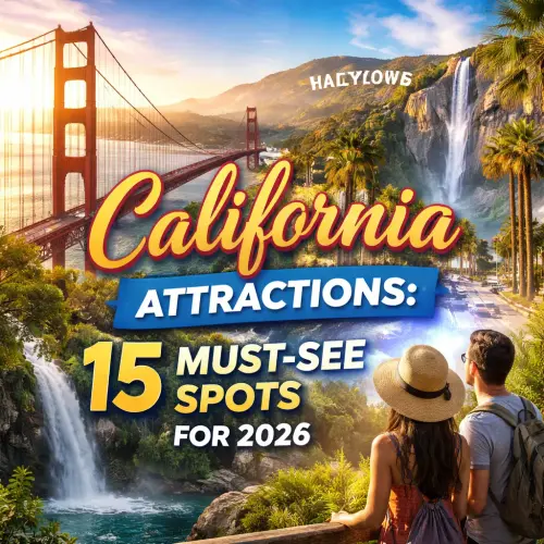 California Attractions, California attractions 2026, things to do in California 2026, best places to visit in California