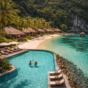 Pangulasian Island Resort, private island luxury El Nido, luxury villas Pangulasian