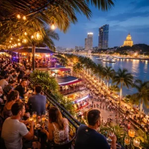 phnom penh nightlife, nightlife in phnom penh, phnom penh bars clubs