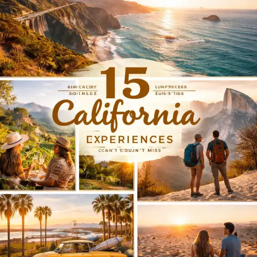 unforgettable California experiences