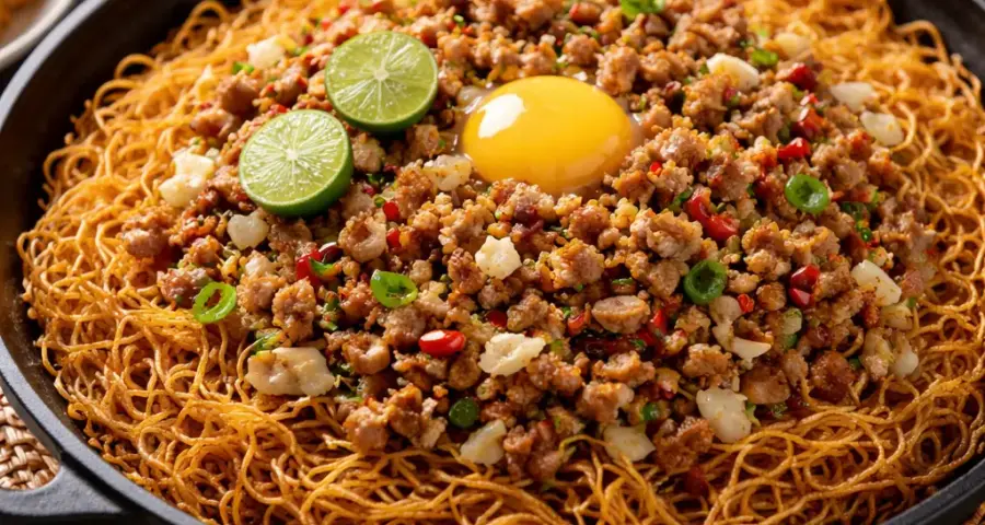 Crispy Pancit Sisig