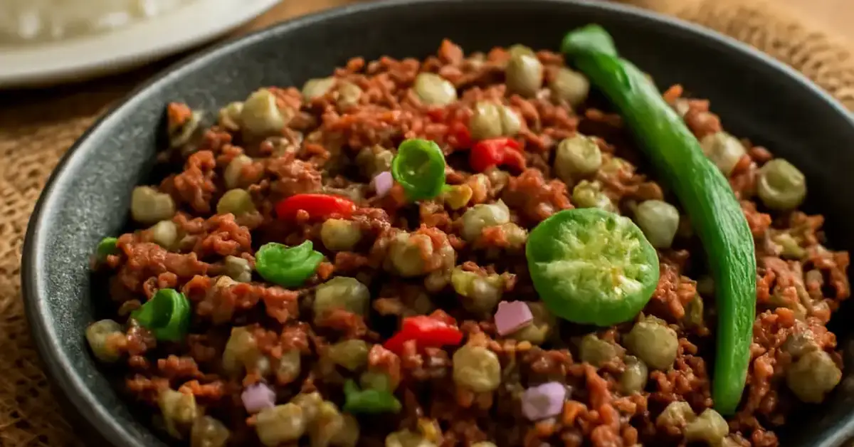 Palawan Crocodile Sisig