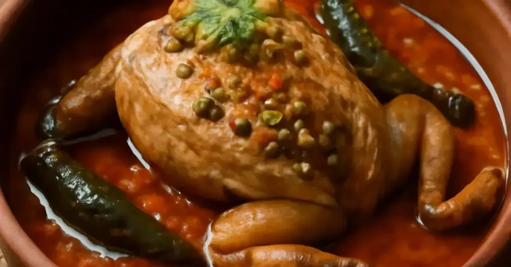 Pampanga Betute Tugak, Betute Tugak, stuffed frog delicacy