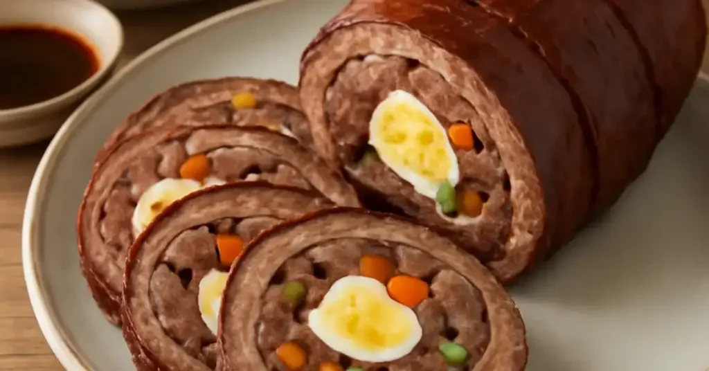 Pampanga Morcon, Kapampangan Morcon, Filipino beef roll