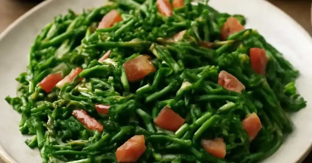Pampanga Pako Salad, Kapampangan Pako Salad, fern salad Philippines