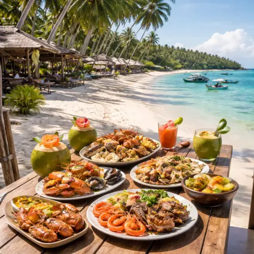 Seafood in Siargao, best seafood restaurants Siargao, fresh catch dining Siargao