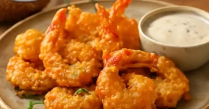 Palawan Coconut Shrimp, Palawan coconut shrimp, coconut shrimp Philippines, crispy coconut shrimp