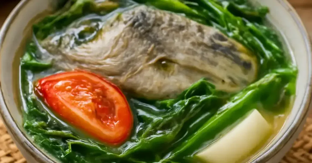 Palawan Fish Sinigang, fish sinigang recipe Philippines, sour fish soup Filipino