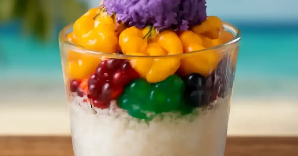 Palawan Halo-Halo, Palawan halo-halo, halo-halo Philippines, Filipino frozen dessert
